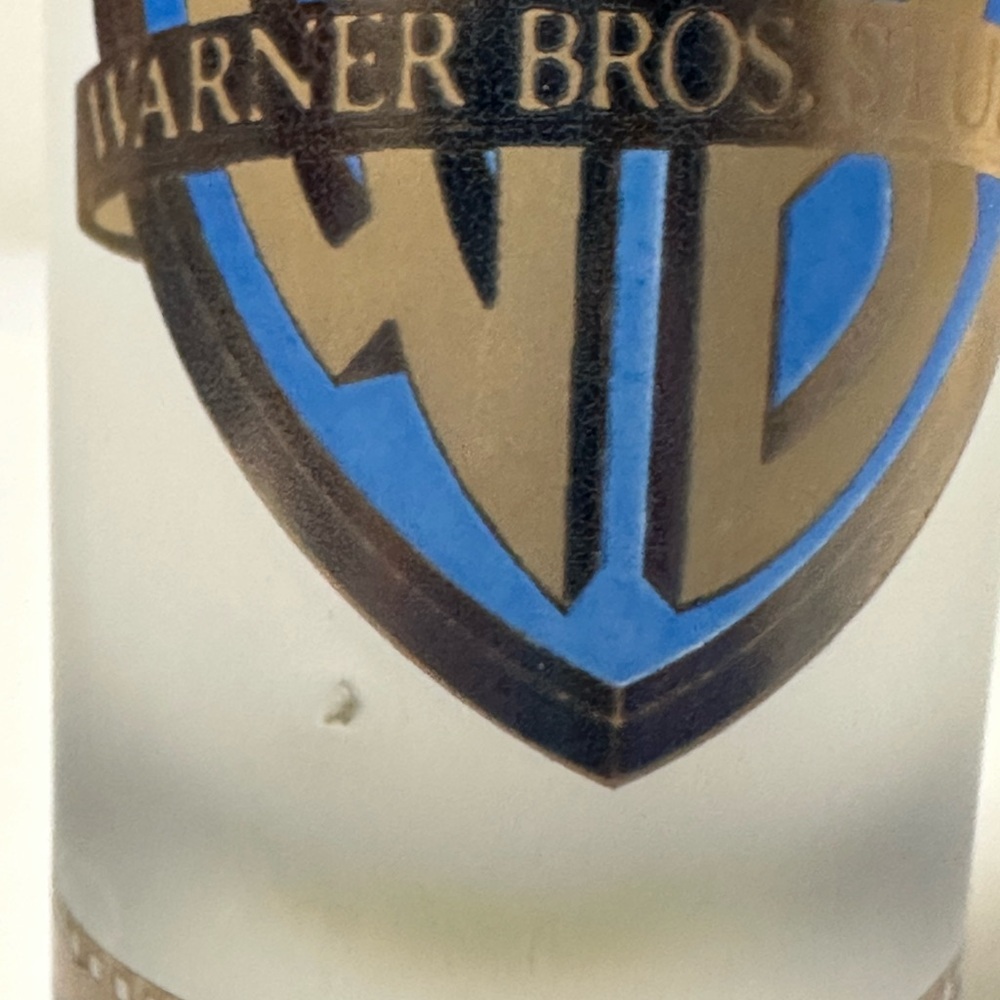 Warner Bros. Studio Tour Hollywood frosted shot glass - Picture 2 of 3